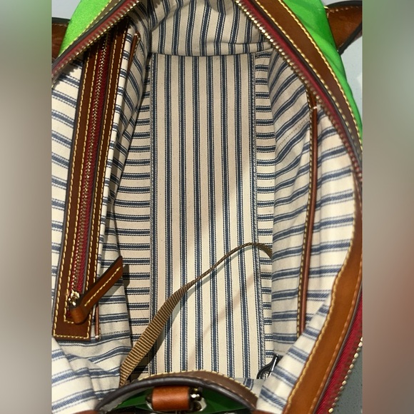 Dooney Bourke WAYFARER Nylon Satchel Kelly Green - Picture 8 of 11